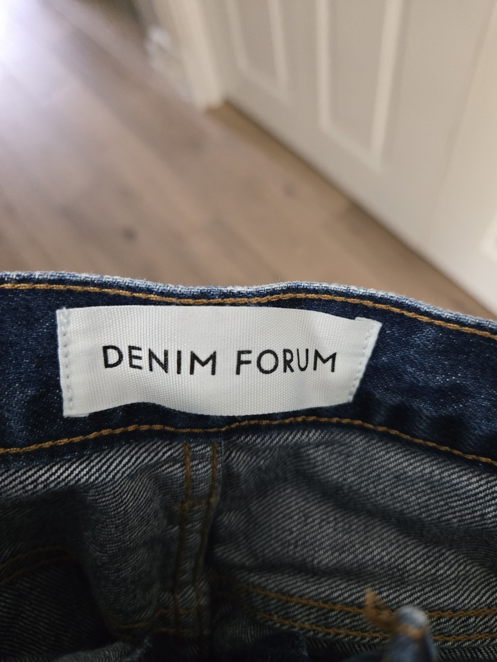 Denim Forum High-Rise Blue Denim Skirt - Picture 4 of 6